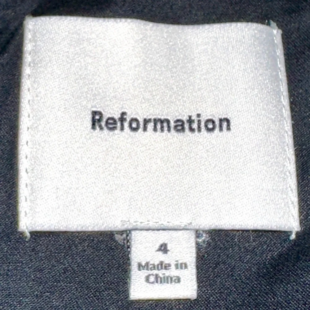 Reformation Black Babette Mini Dress - Picture 8 of 10